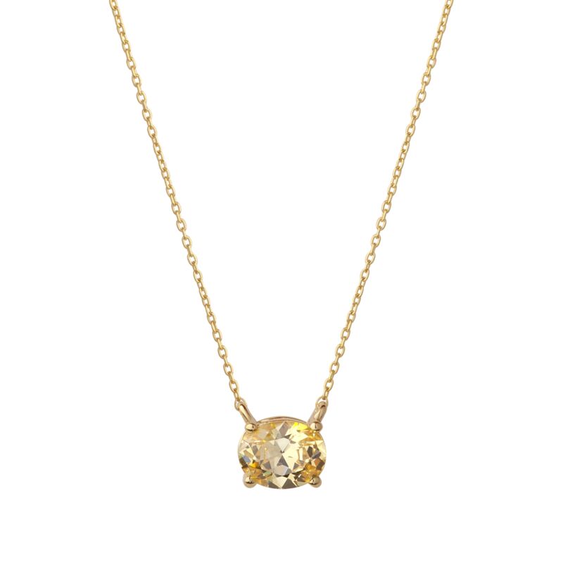 CORA - Oval Cut Solitaire Pendant