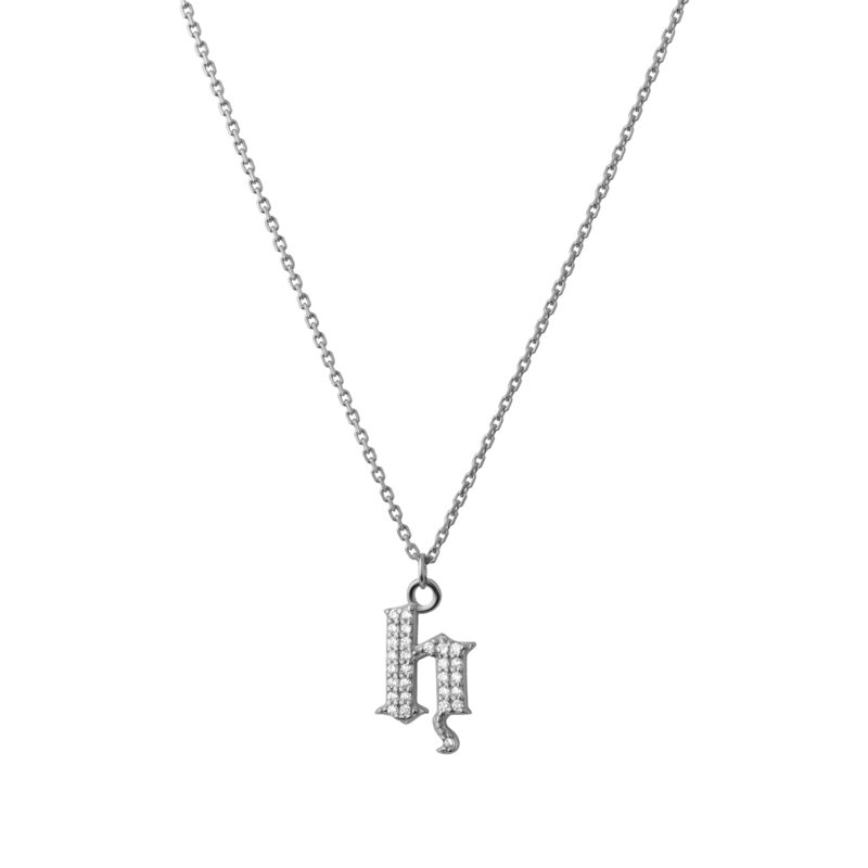 INITIAL – Gothic Letter Necklace