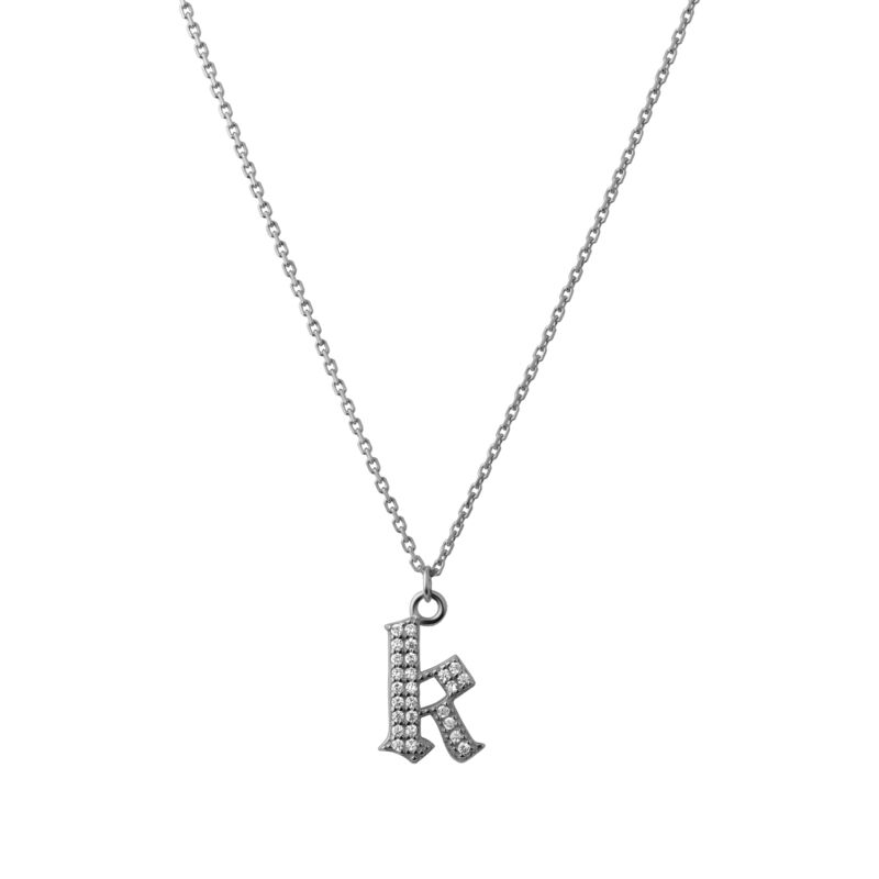 INITIAL – Gothic Letter Necklace