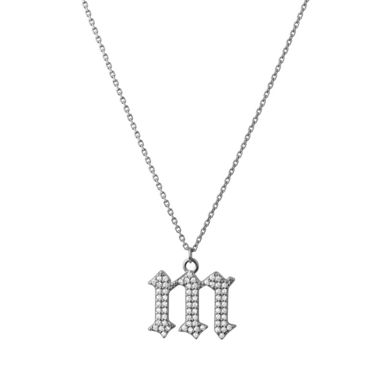 INITIAL – Gothic Letter Necklace