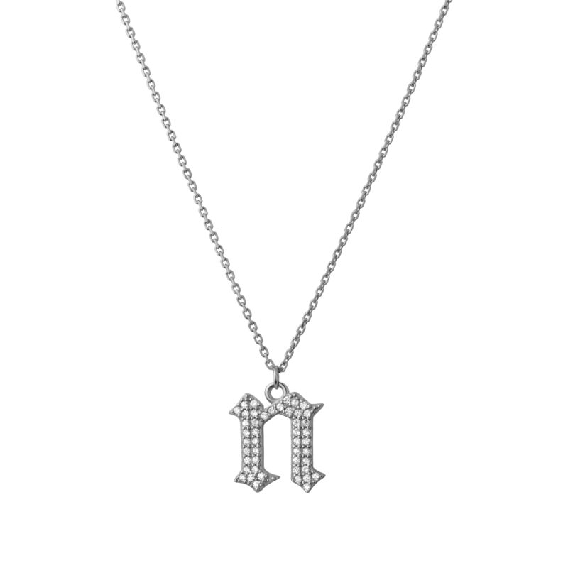 INITIAL – Gothic Letter Necklace