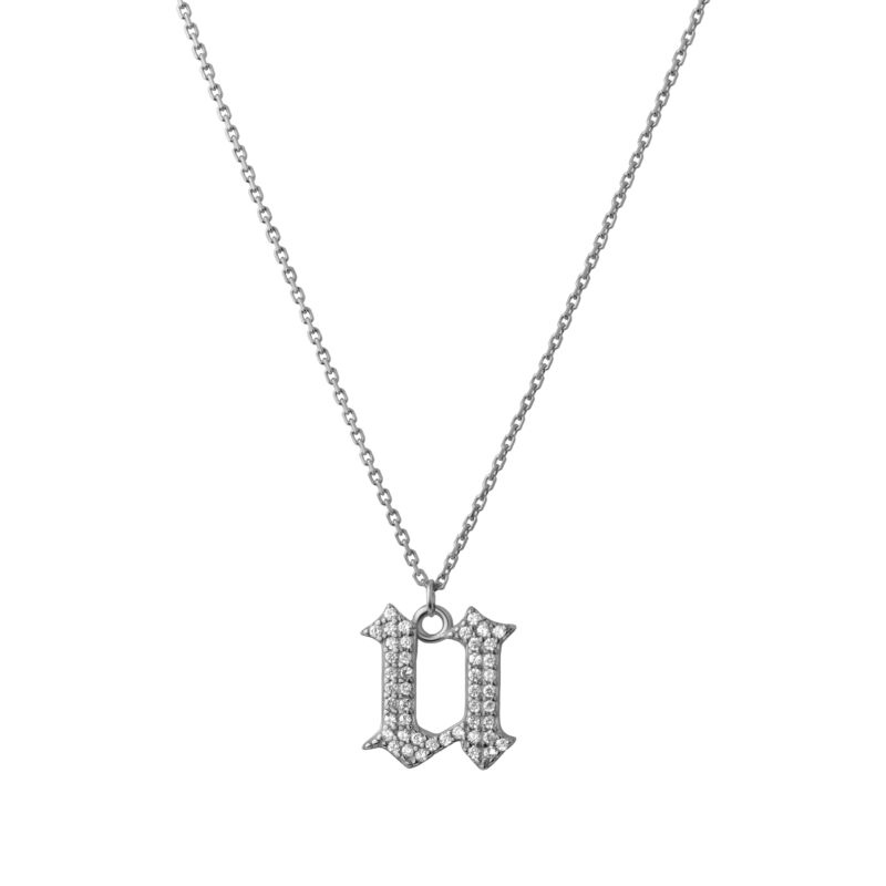INITIAL – Gothic Letter Necklace