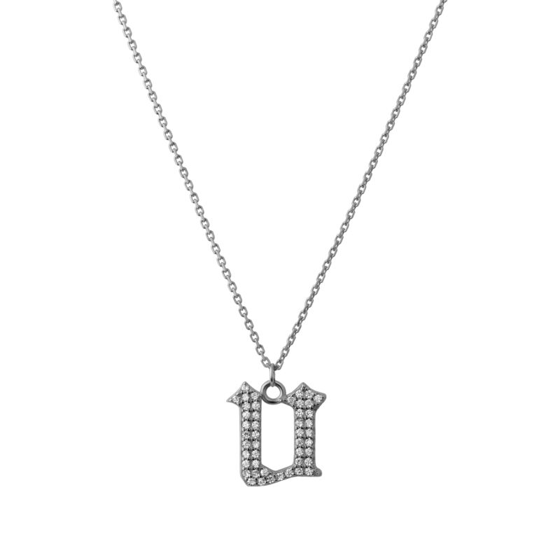 INITIAL – Gothic Letter Necklace