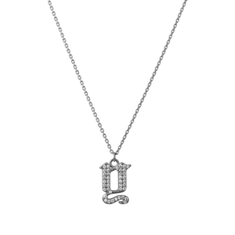 INITIAL – Gothic Letter Necklace