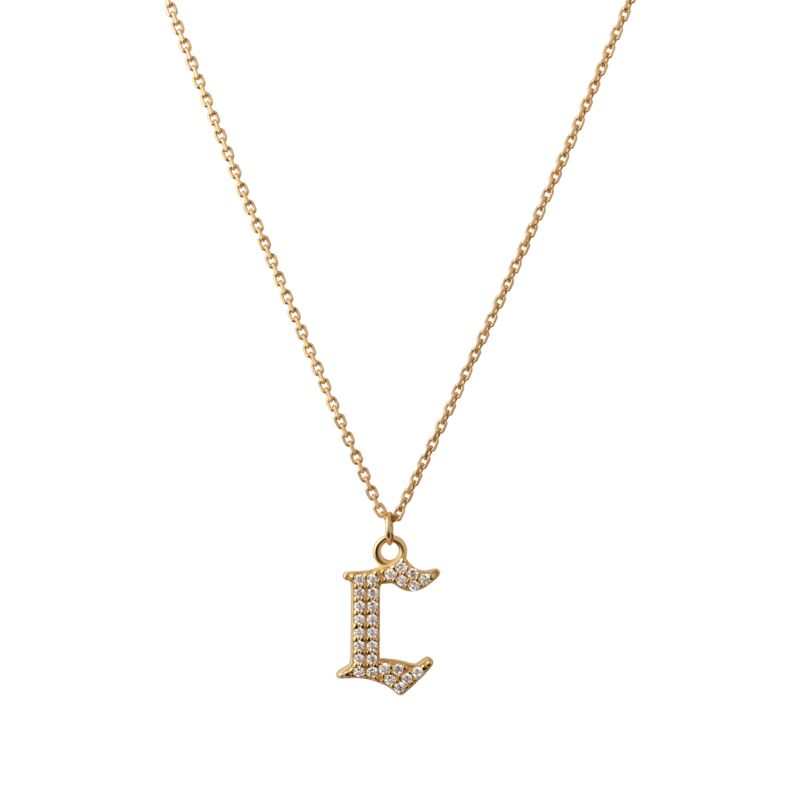 INITIAL – Collar con letra gótica