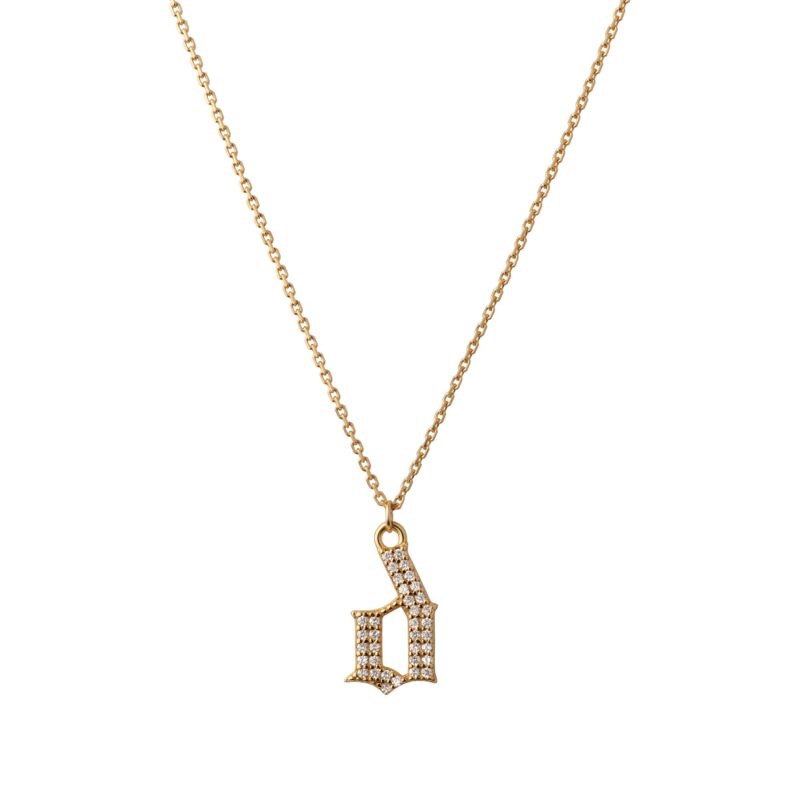 INITIAL – Collar con letra gótica