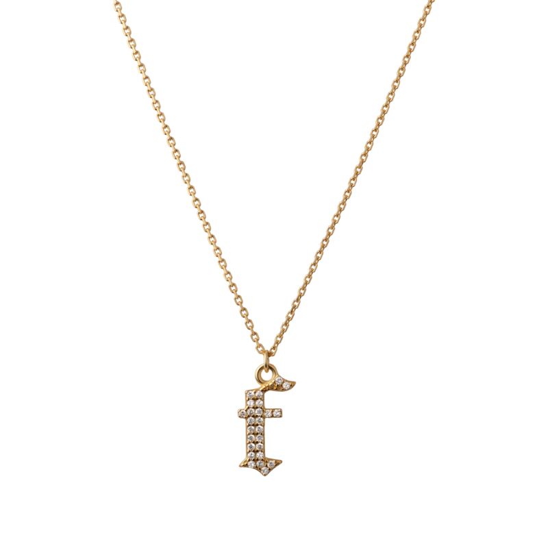 INITIAL – Collar con letra gótica