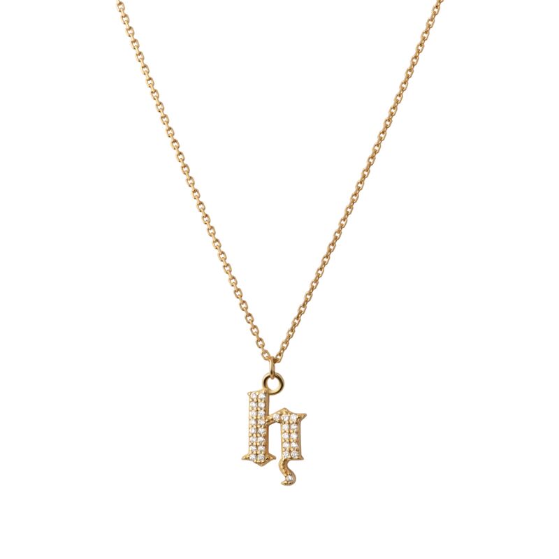 INITIAL – Collar con letra gótica