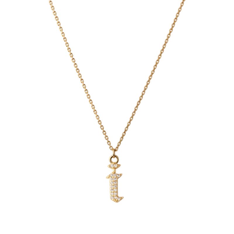 INITIAL – Collar con letra gótica