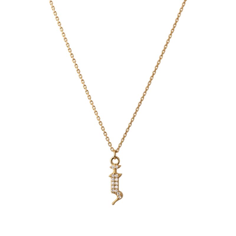 INITIAL – Collar con letra gótica