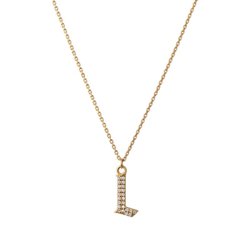 INITIAL – Gothic Letter Necklace