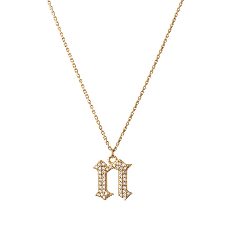 INITIAL – Collar con letra gótica