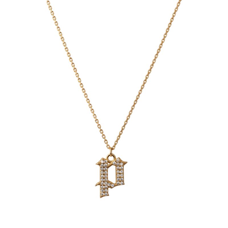 INITIAL – Gothic Letter Necklace