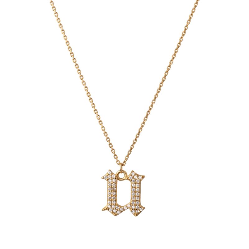 INITIAL – Collar con letra gótica