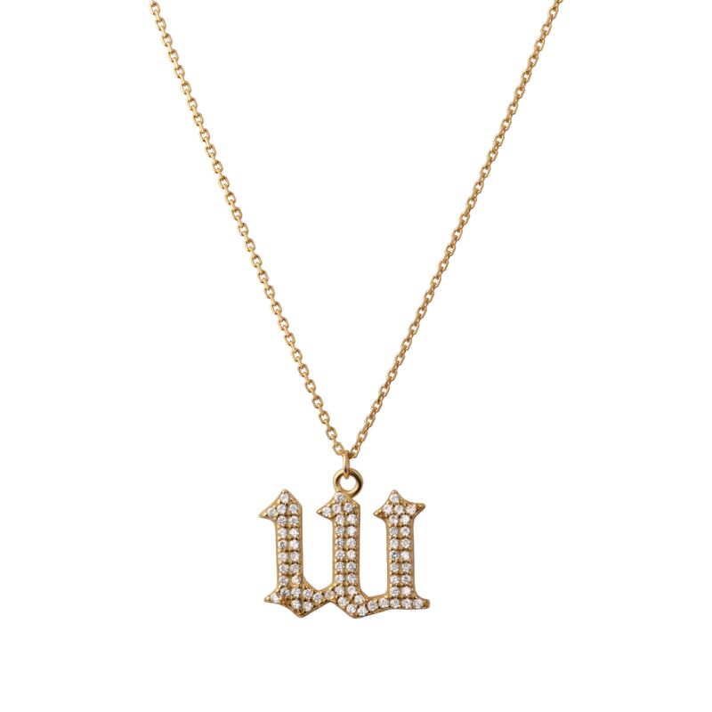 INITIAL – Gothic Letter Necklace