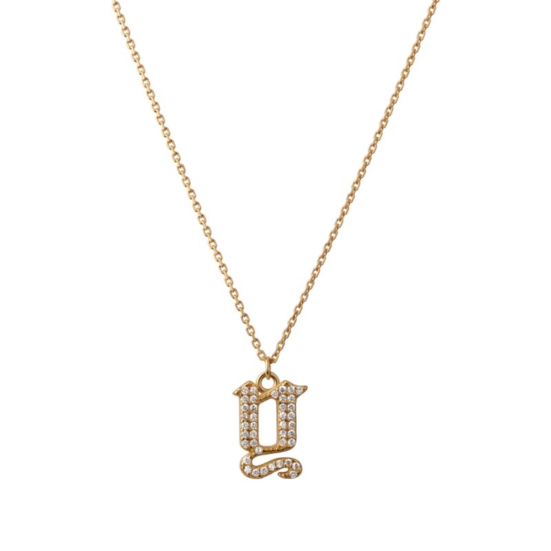 INITIAL – Collar con letra gótica