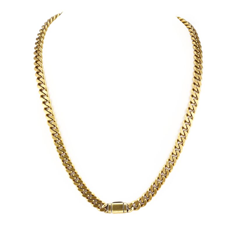 DALLAS – Antique Gold Cuban Link Chain