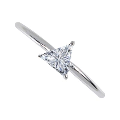 Naomi - Sleek Trillion Ring