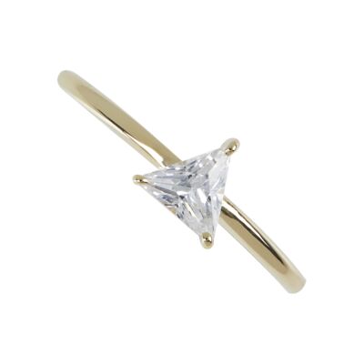 Naomi - Sleek Trillion Ring