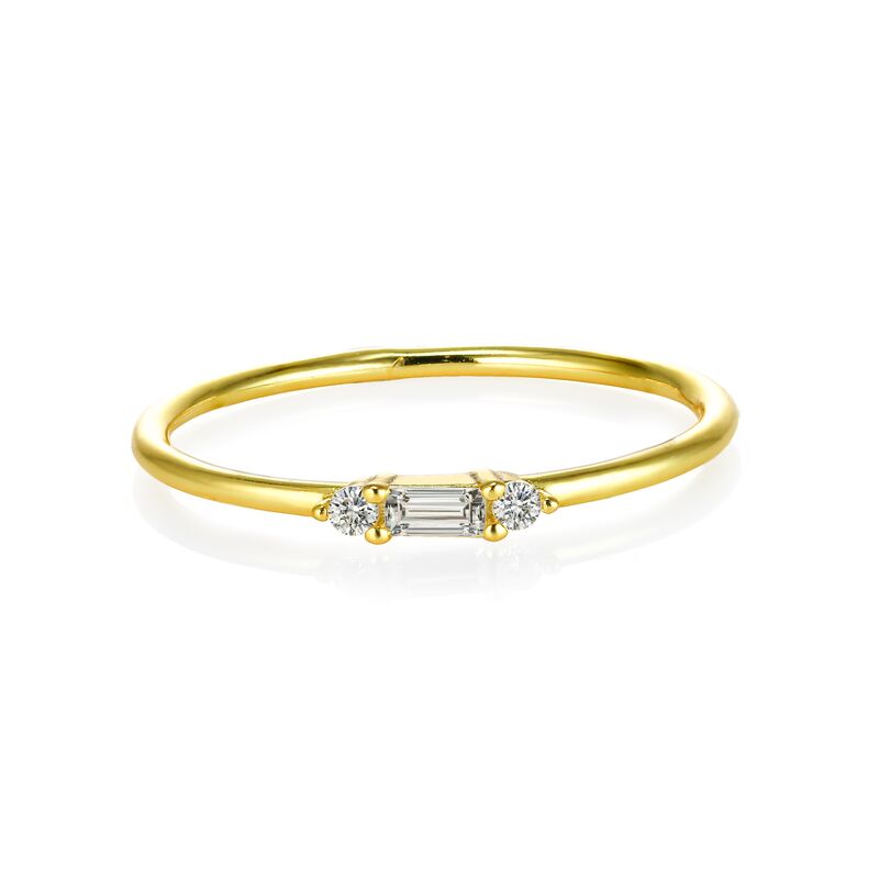 BELLA - Dainty Baguette Ring (FINAL SALE)