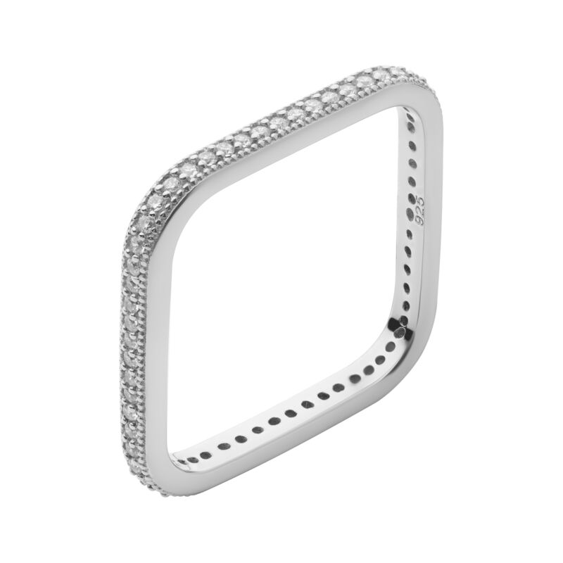 HARLOW - Pave Square Ring (SPECIAL)