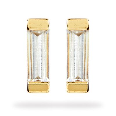 Isabella - Baguette Mini Studs