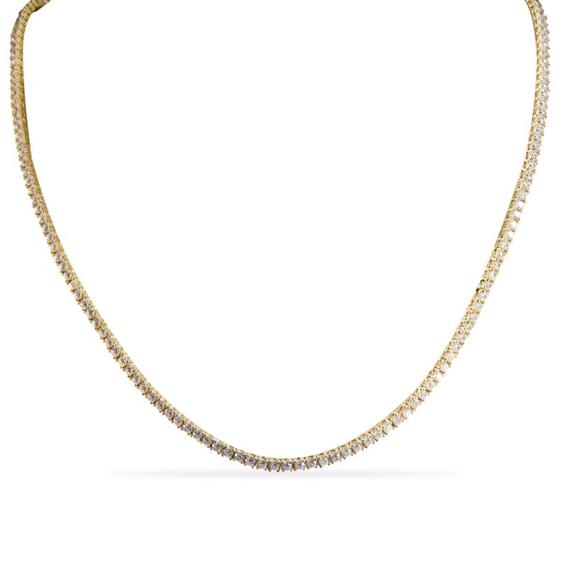 HAILEY - Round Cut Tennis Necklace