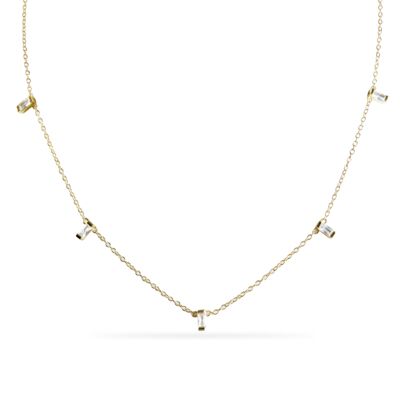 Amanda - Baguette Drop Choker