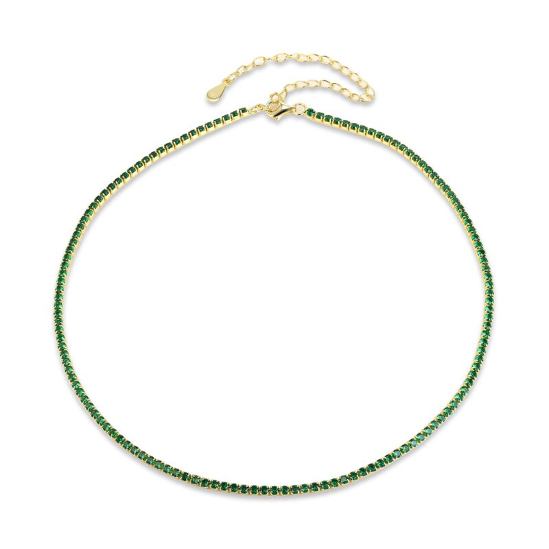 SIERRA - Round Cut Tennis Choker - Final Sale