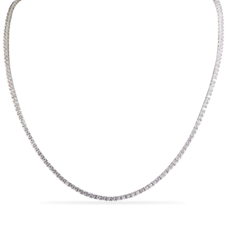 HAILEY - Round Cut Tennis Necklace