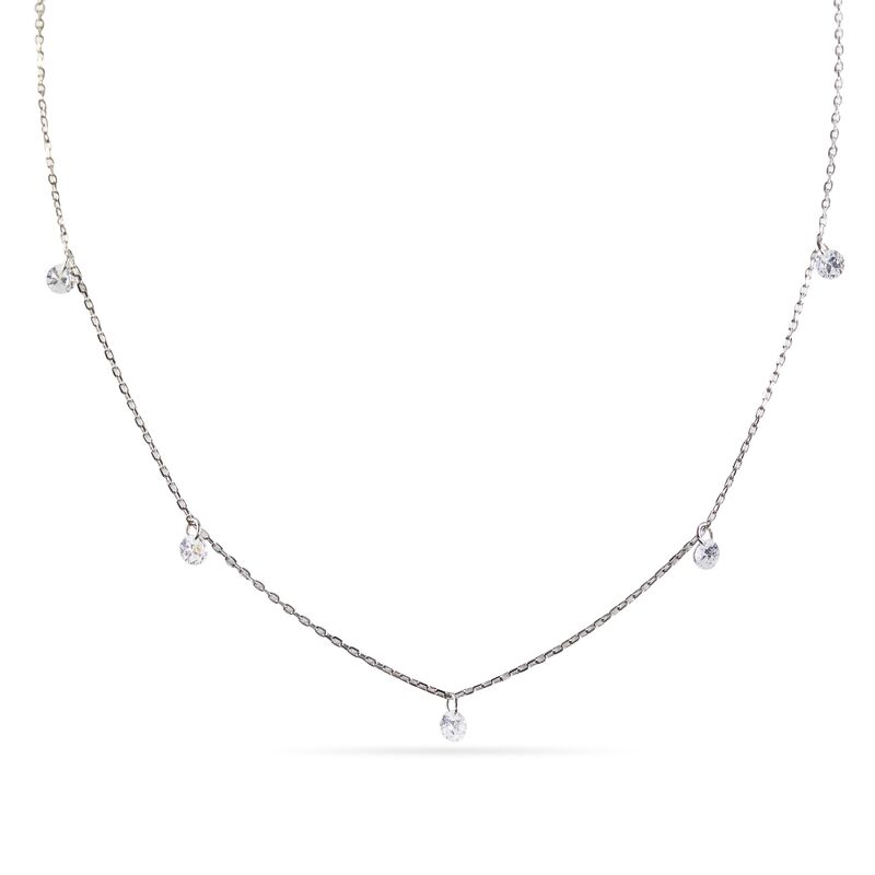 DESI - Pierced Round Cut Necklace