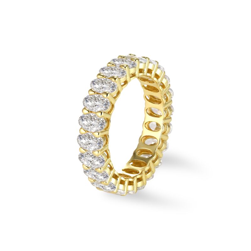 KIMBERLY - Oval Cut Eternity band