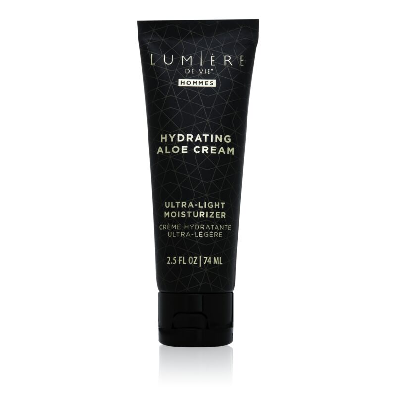 Lumière de Vie® Hommes Hydrating Aloe Cream - Single Tube (2.5 fl. oz./74 ml)