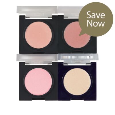 Motives® Blush Bundle - Includes 3 Pressed Blushes and 1 Shimmer Powder