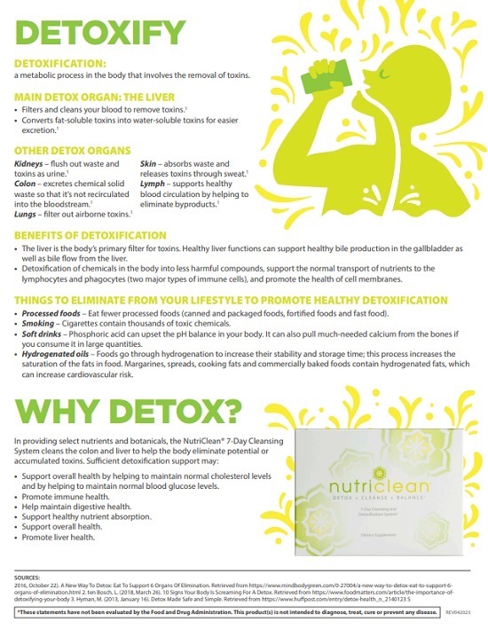 Primary Benefits* of NutriClean® 7-Day Cleansing System with Stevia