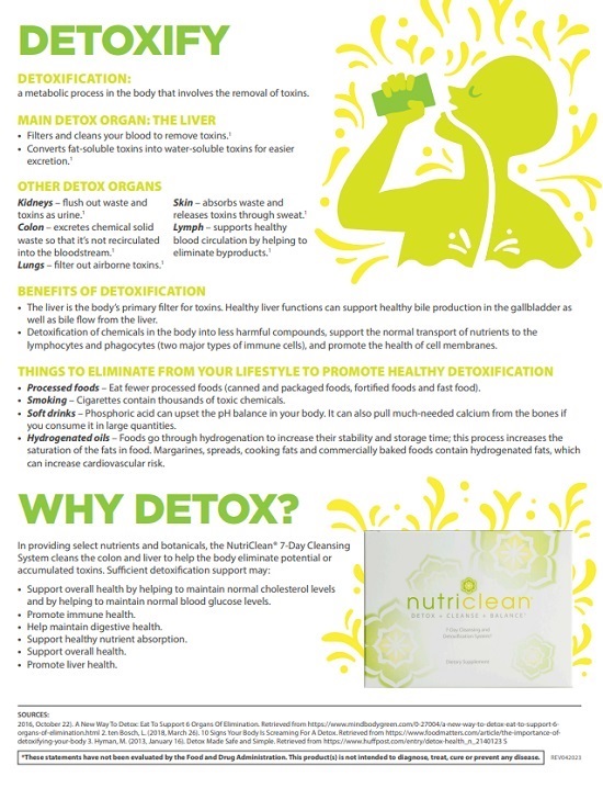 Primary Benefits of nutraMetrix NutriClean® 7-Day Cleansing System with Stevia*