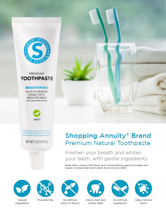 What Makes Shopping Annuity Brand Premium Natural Toothpaste Unique?
