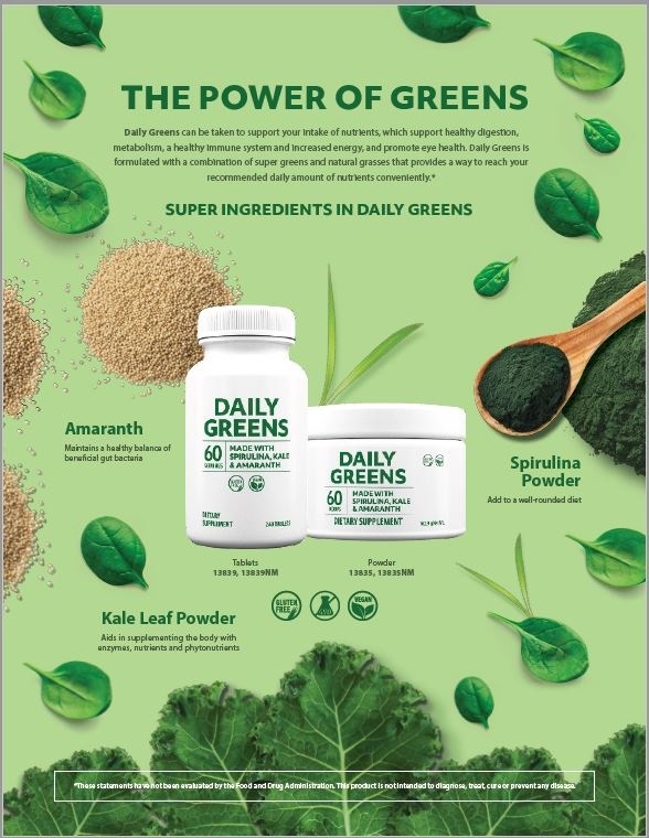 Daily Greens - See Adjacent Benefits