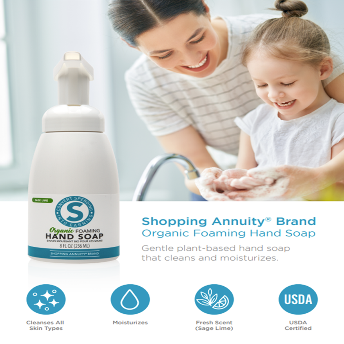 What Makes Shopping Annuity Brand Organic Foaming Hand Soap Unique?