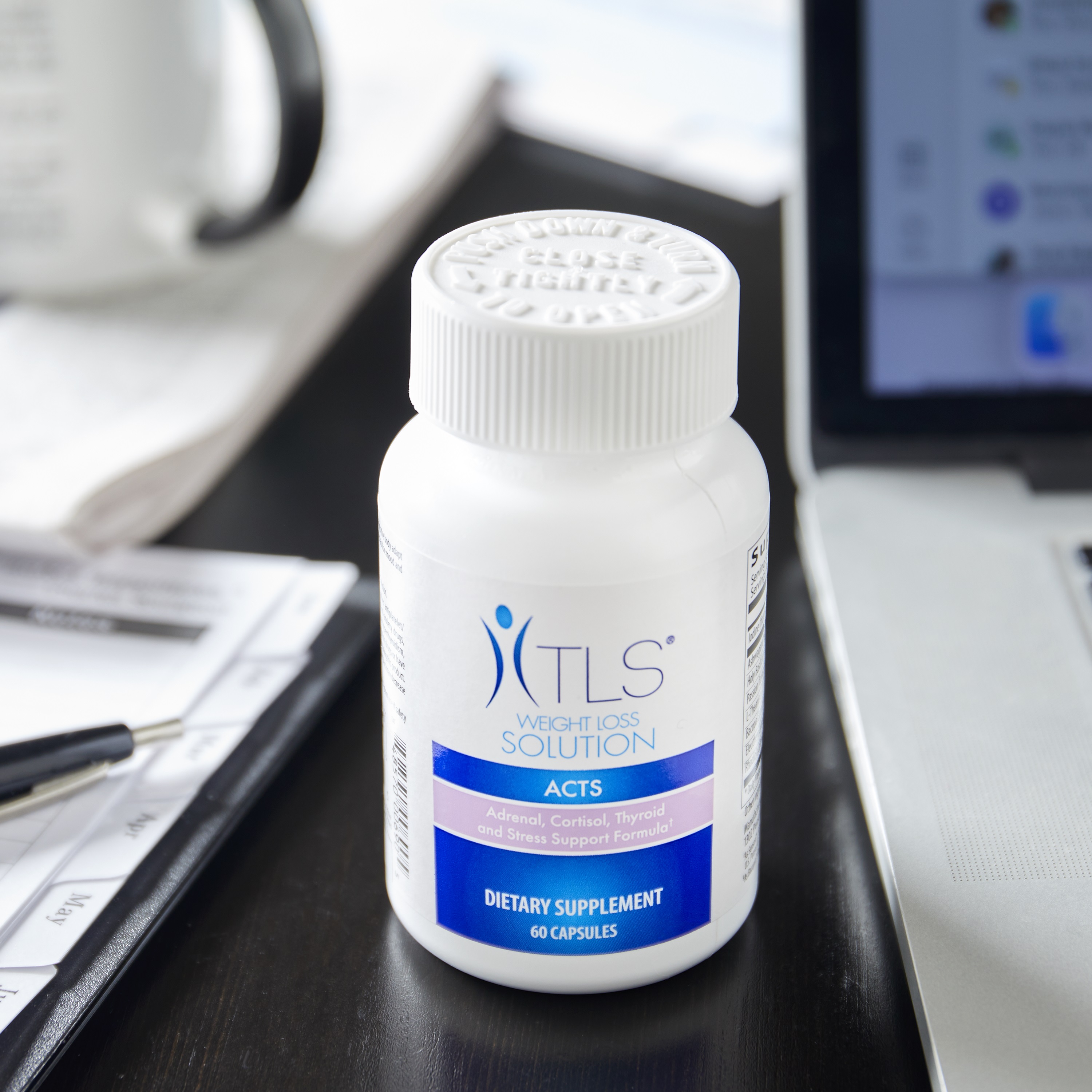 TLS ACTS Adrenal, Cortisol, Thyroid & Stress Support Formula contains 375mg of Holy Basil, 450mg of Ashwagandha, 200mg of L-theanine and 50 mg of Rhodiola. More than some other brands.