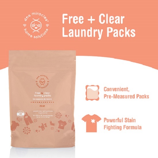 DNA Miracles Home Solutions Free & Clear Laundry Packs. Benefits. 