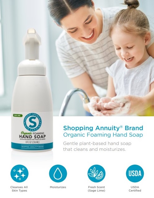 What Makes Shopping Annuity Brand Organic Foaming Hand Soap Unique?