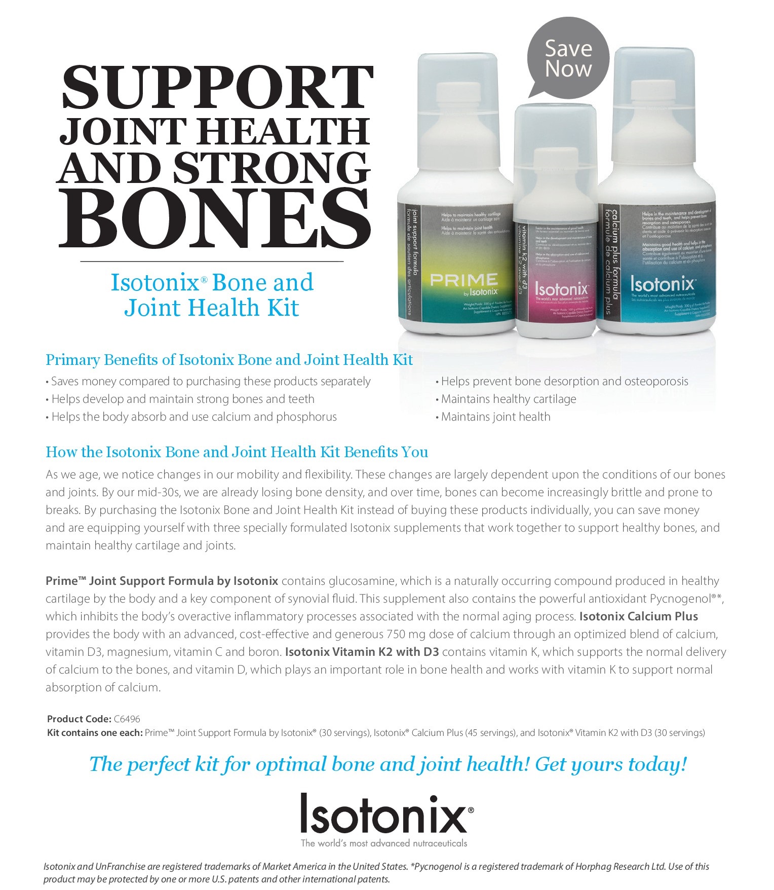 Why you should buy the Isotonix Bone & Joint Health Kit?