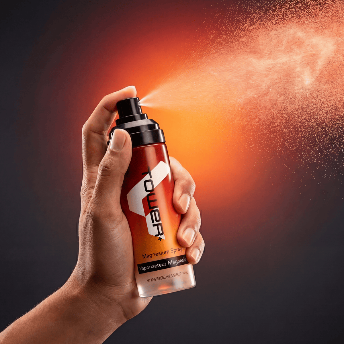 image of person spraying Tower Magnesium Spray