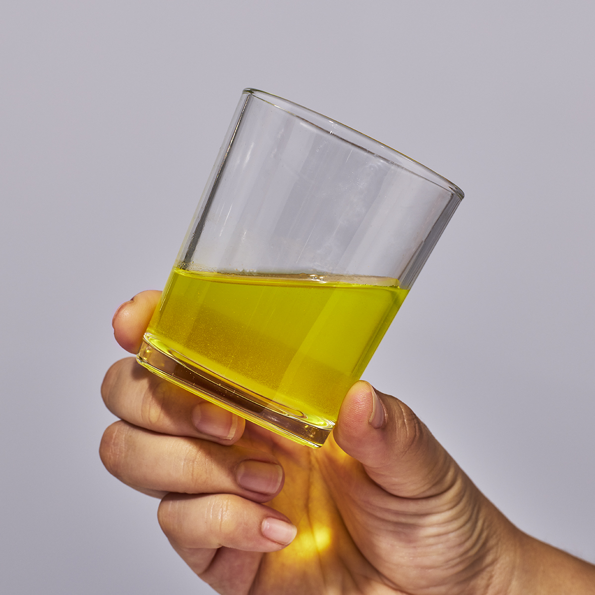 image of person holding mixed product