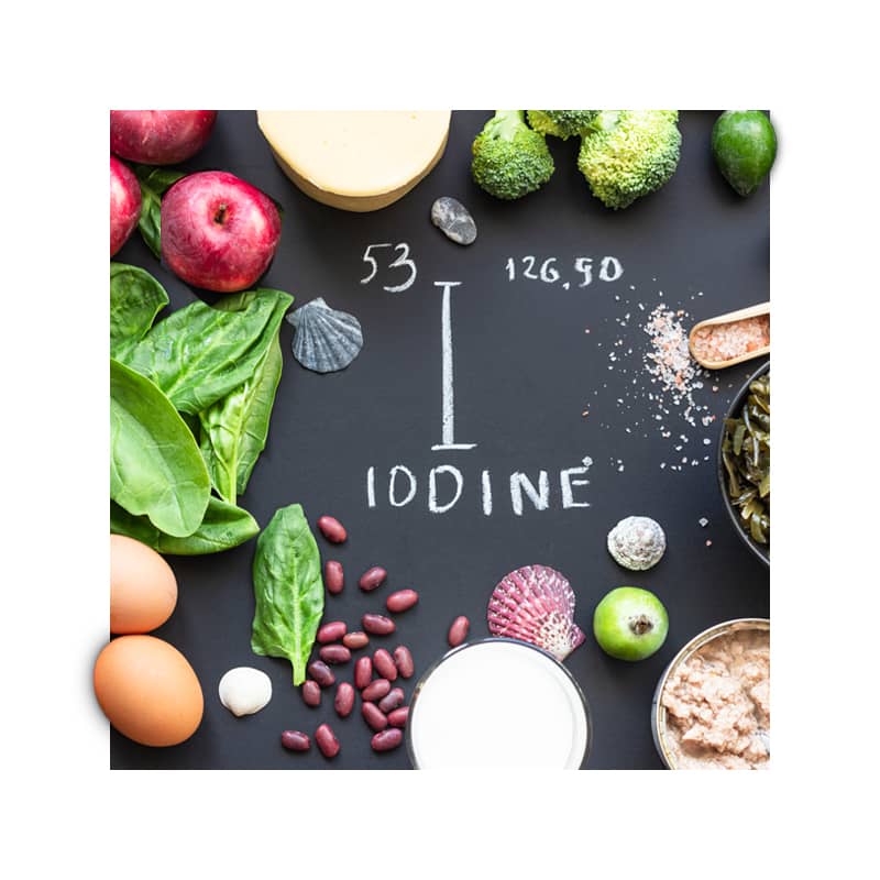 image of foods containing iodine