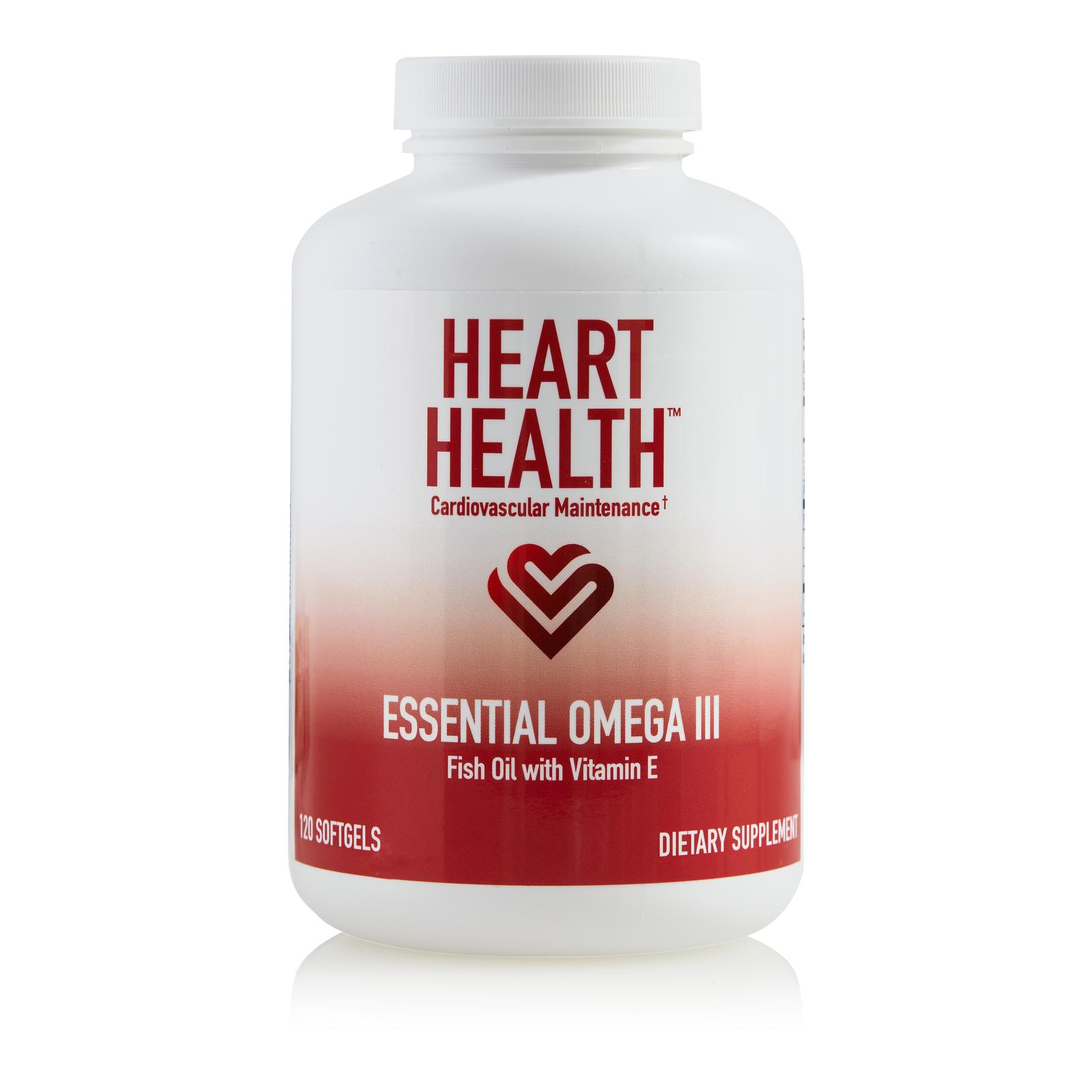 nutraMetrix® Heart Health™ Essential Omega III Fish Oil with Vitamin E