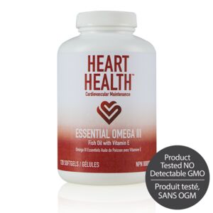 Heart Health™ Essential Omega III Fish Oil with Vitamin E