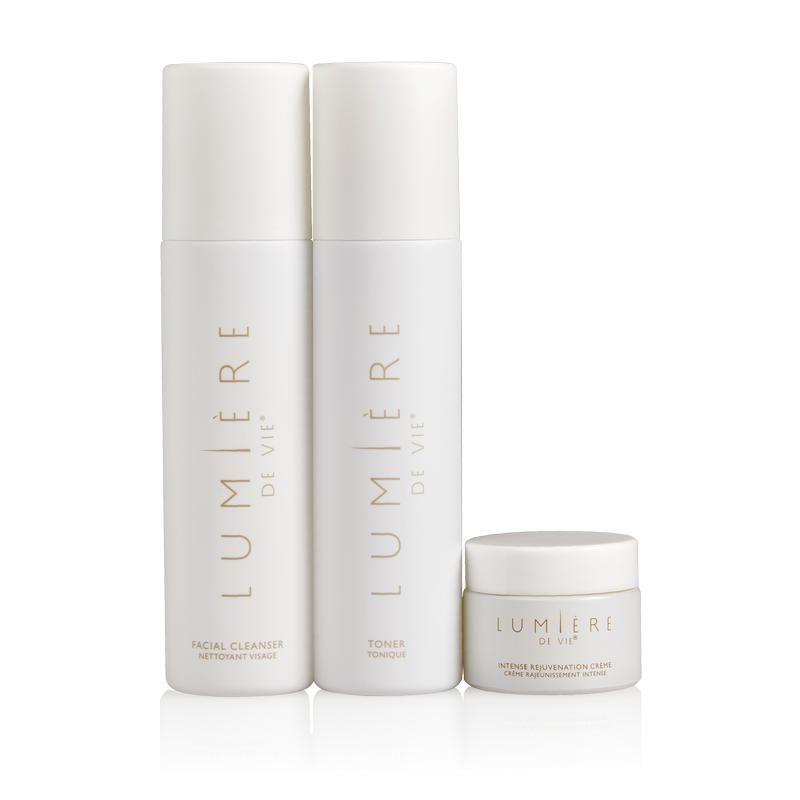 Lumière de Vie® Skincare Value Kit - Includes Facial Cleanser, Toner and Intense Rejuvenation Crème