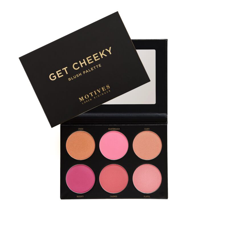 Motives® Get Cheeky Blush Palette - Includes six pressed blushes